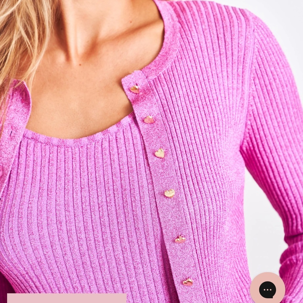 Loveshackfancy new with tags never been worn purple cardigan - Picture 9 of 15